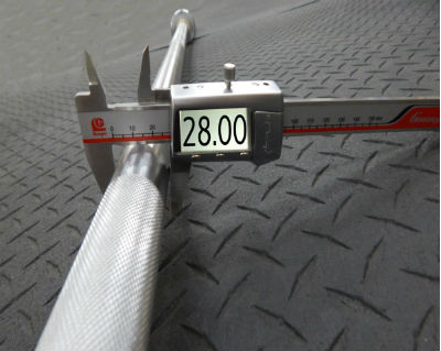 barbell shaft thickness