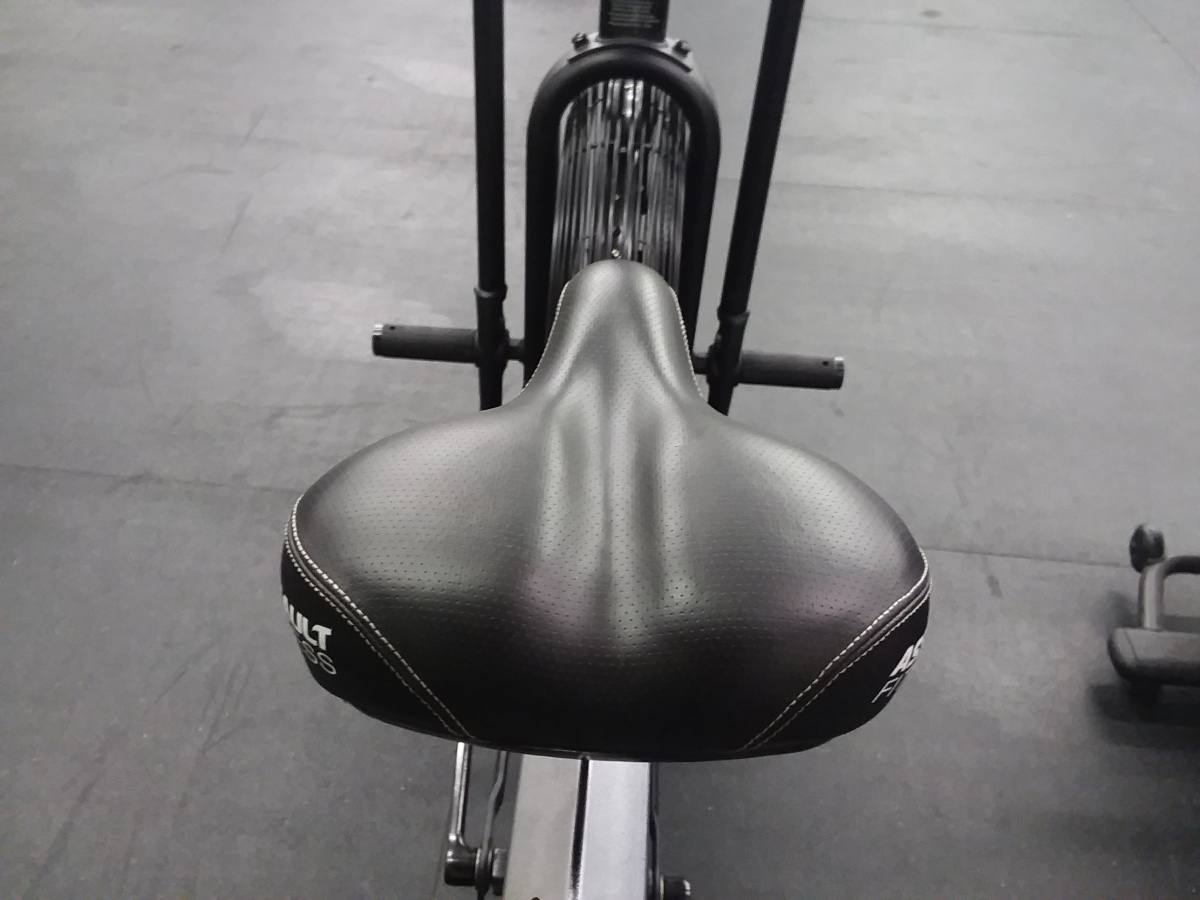 Seat pad design on the Assault Airbike