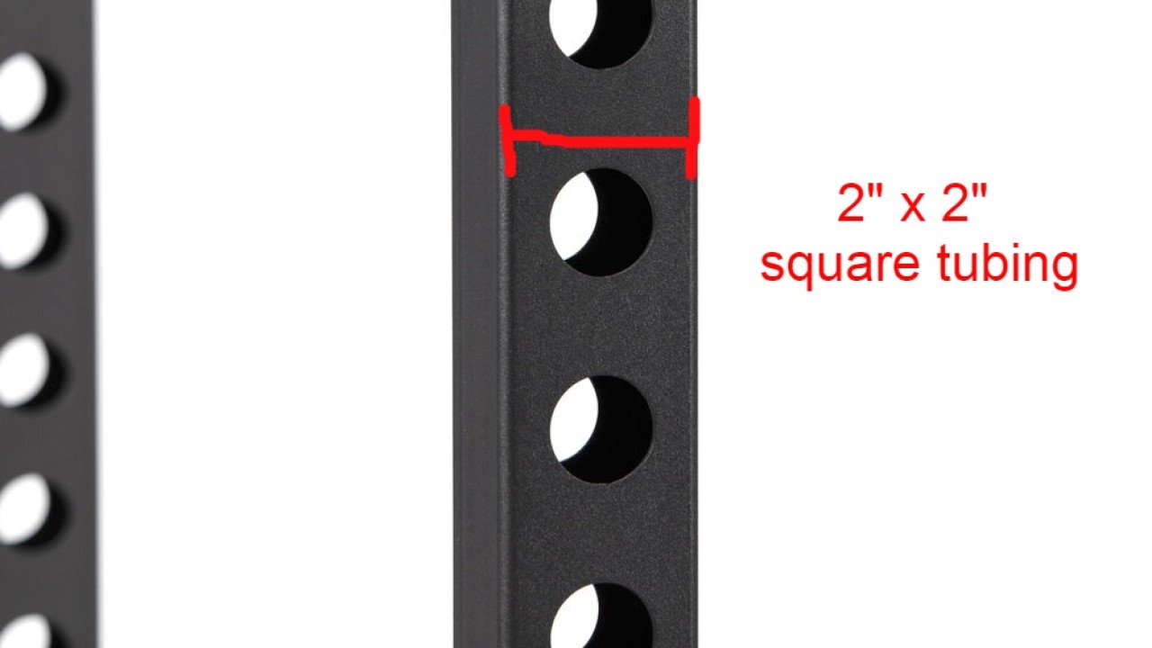 2x2 power rack tubing