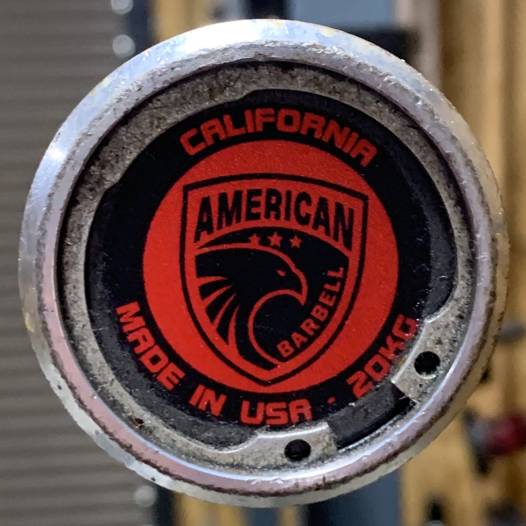 California Bar 20kg double snap ring design and red end cap