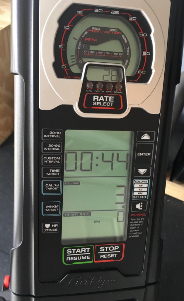 Schwinn Airdyne Pro monitor