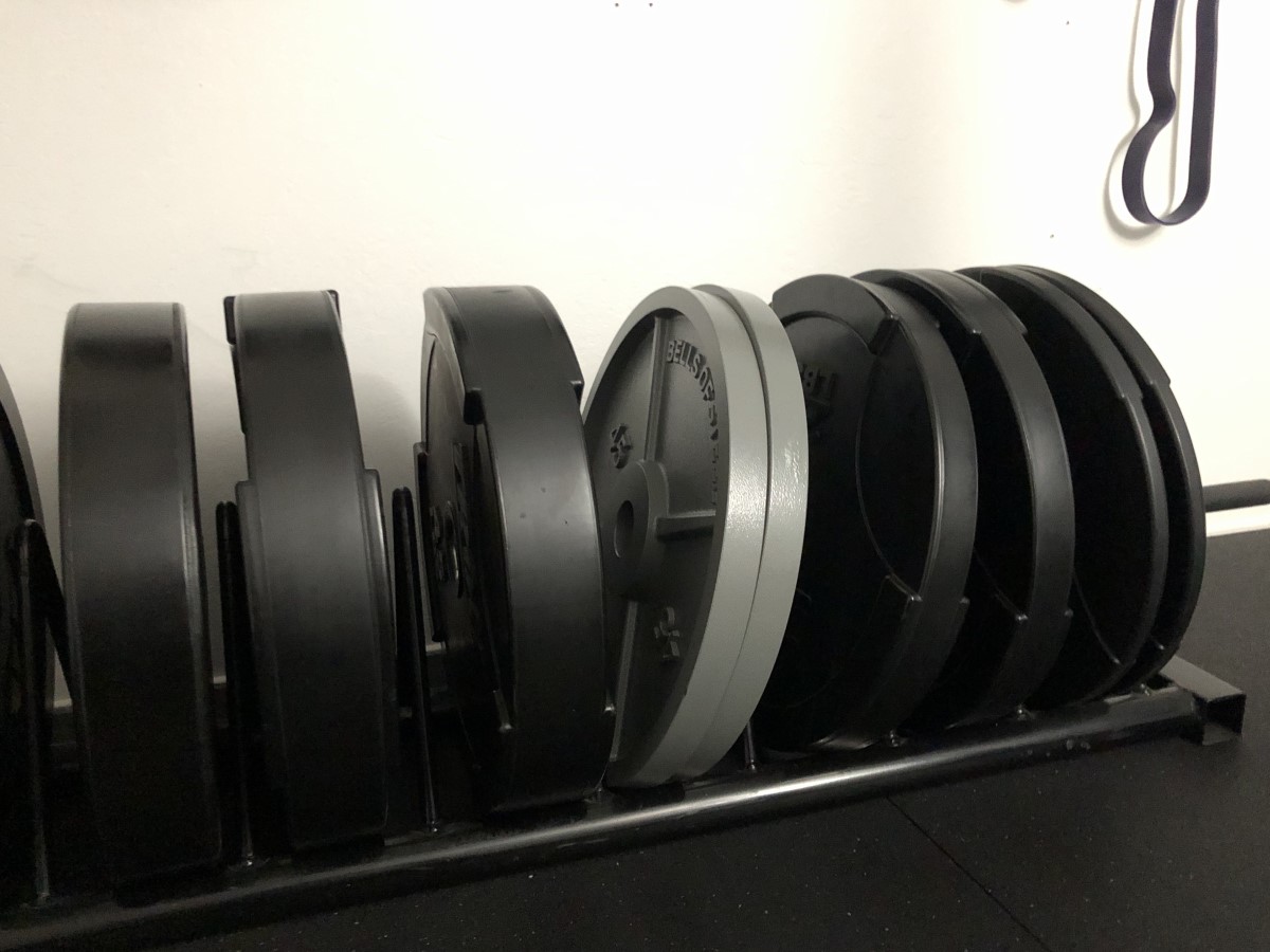 weight plates horizontal storage rack
