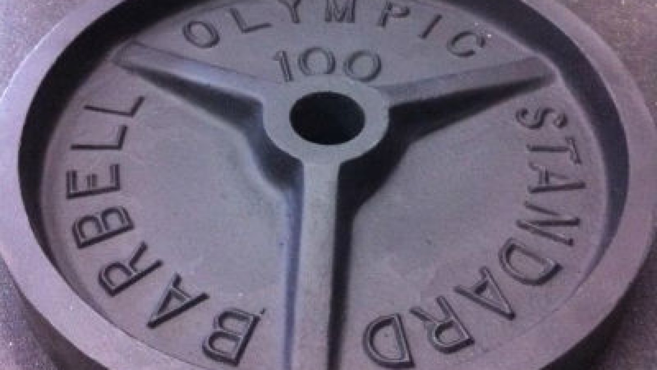 VINTAGE Pair/Set of 2 3 LB BOLLINGER Barbell Standard Size Weight Plates 