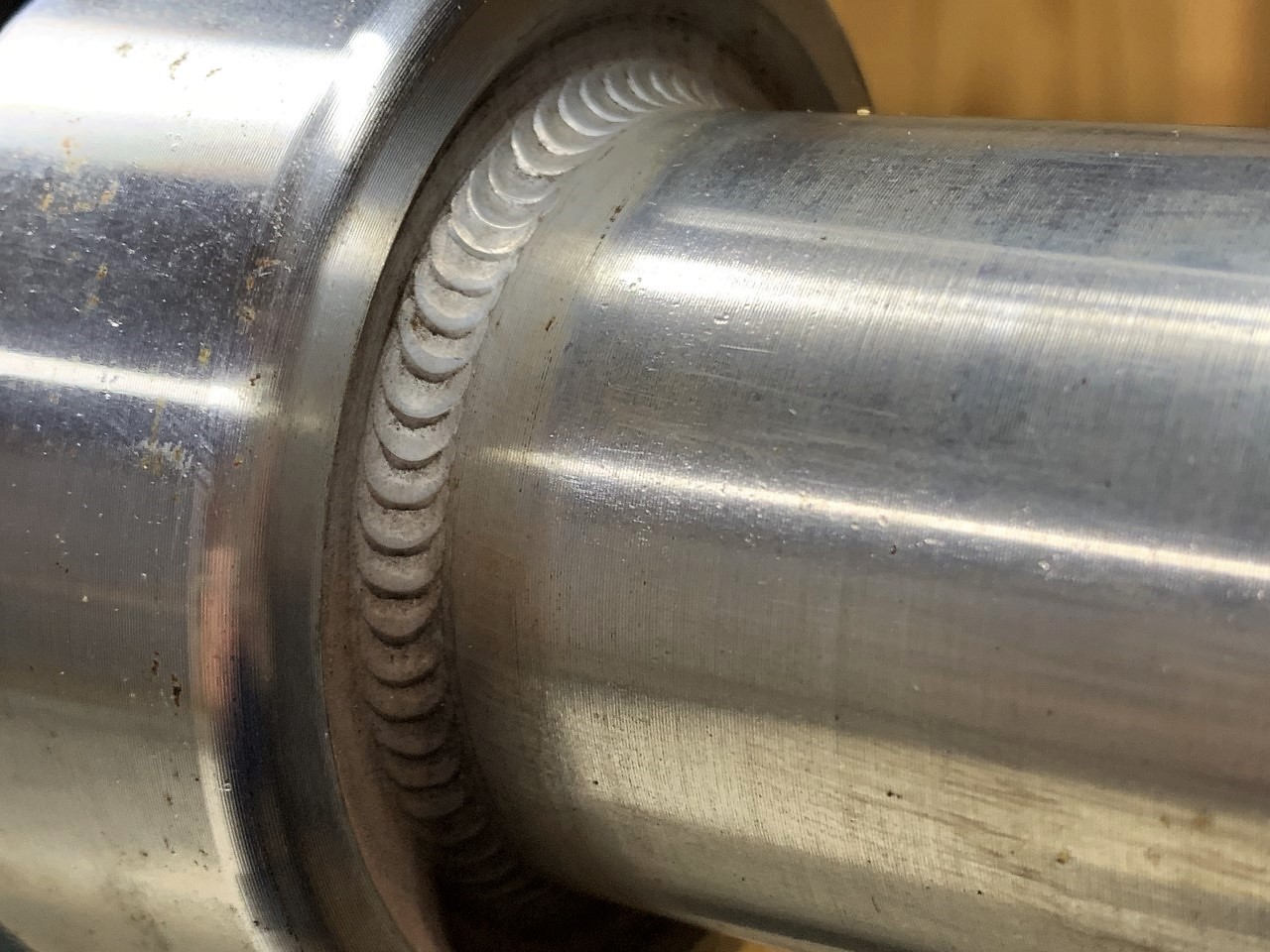 american barbell sleeve welding