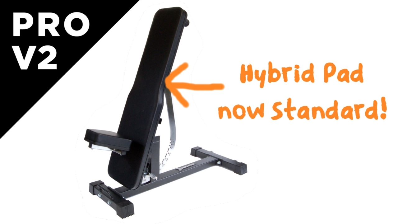 Ironmaster hybrid pad now standard in new bench