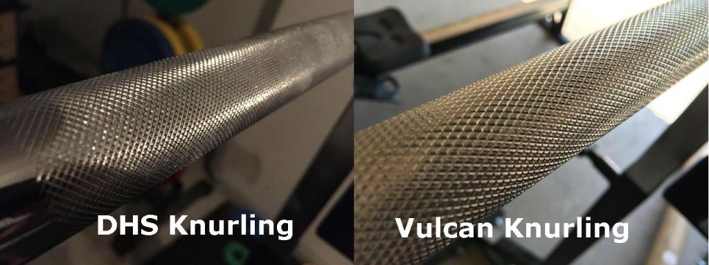 Knurling on DHS and Vulcan Bar