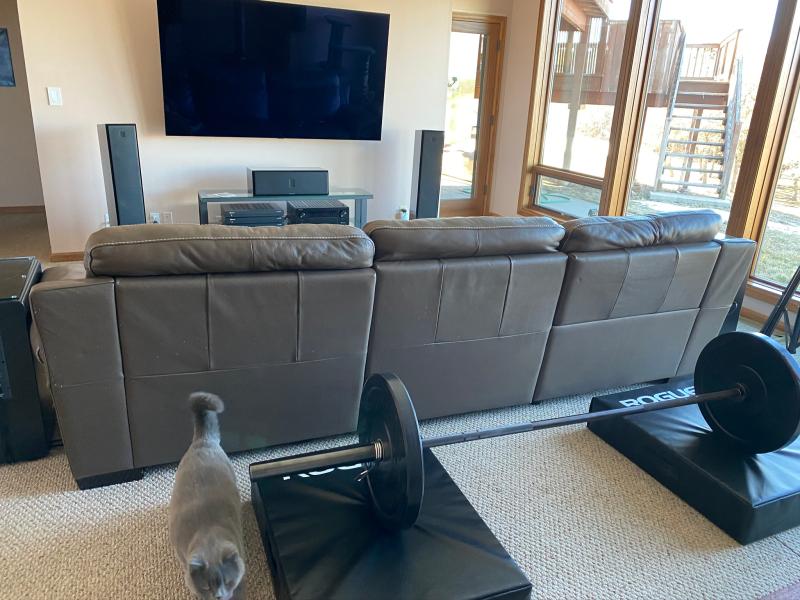 barbell crash cushion for apartment