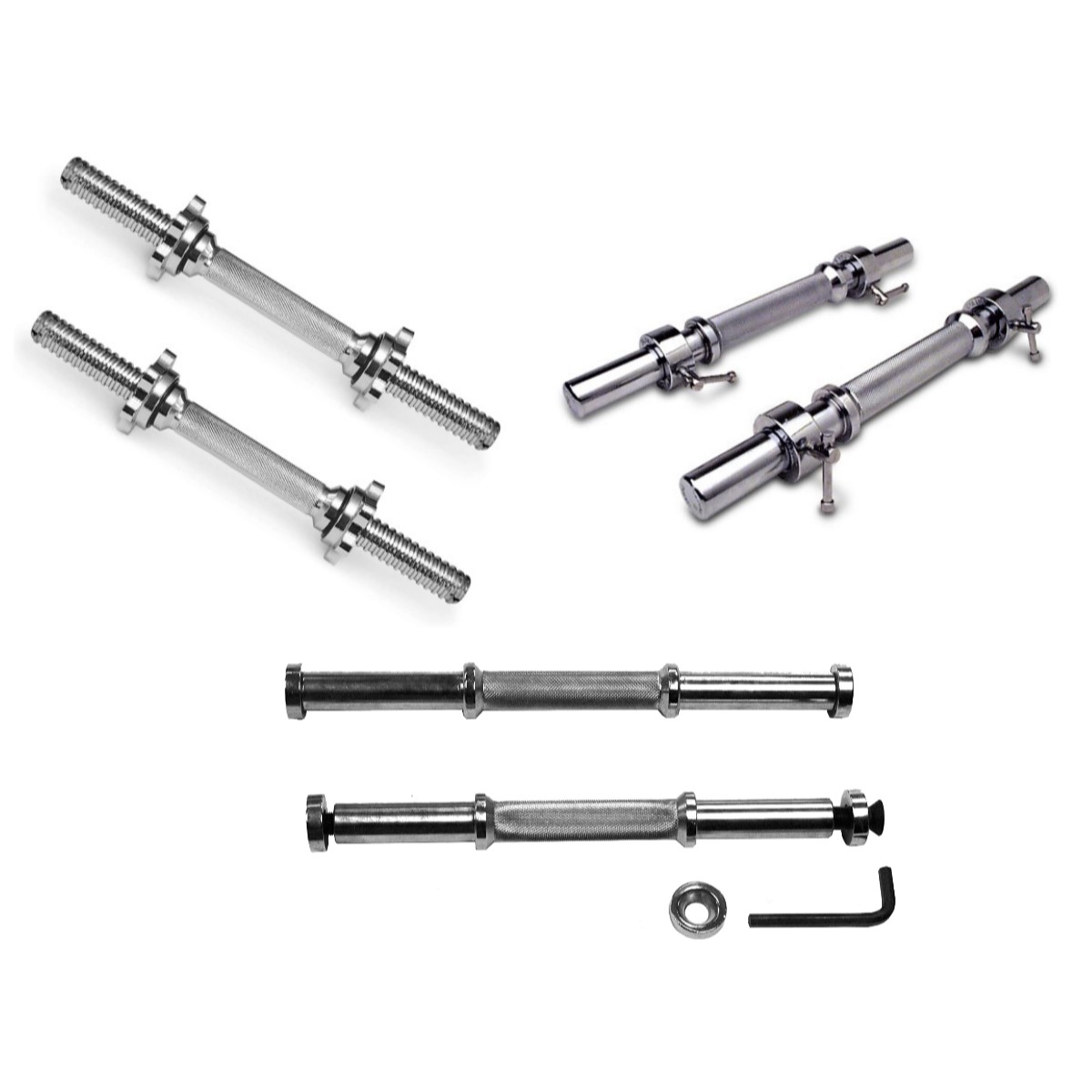 TnP Distribution 20kg Cast Iron Adjustable Dumbbell Set Hand Weight with Solid Dumbbell Handles Changed into Barbell Set Handily