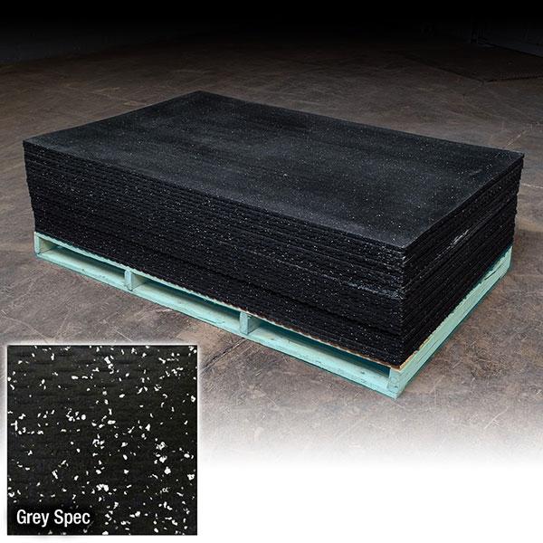 18mm Rubber Floor mat Non Slip Flooring 6 x 4 Foot/ Hammer Top Hard rubber 