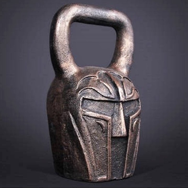 handmade knight kettlebell