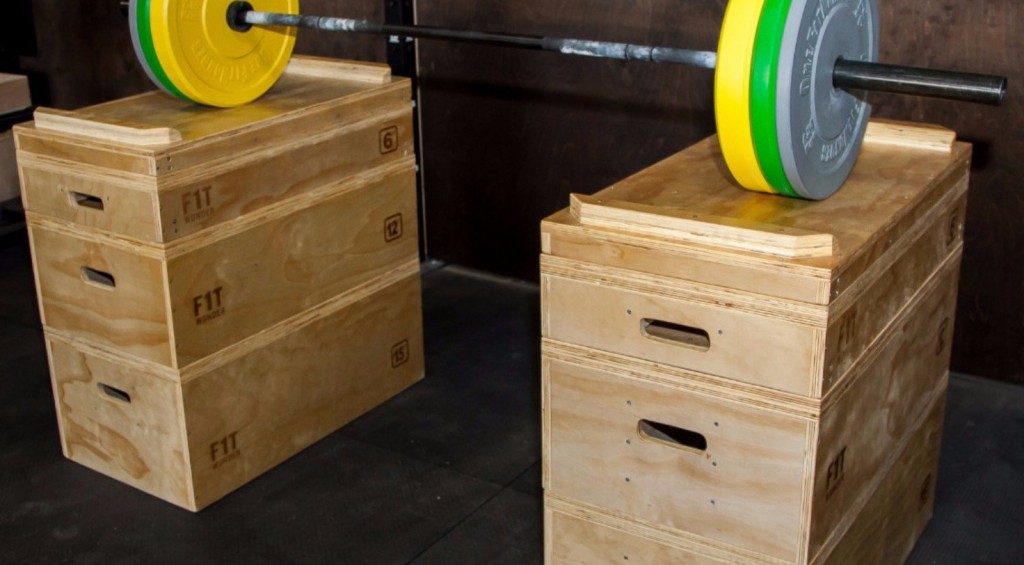 FringeSport wood jerk blocks for olympic lifting