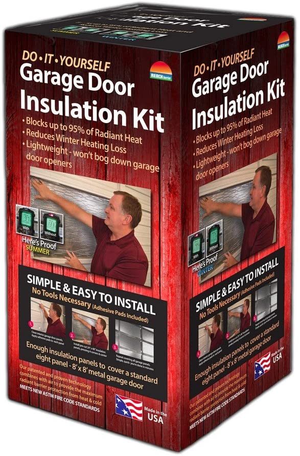 garage gym door insulation kit