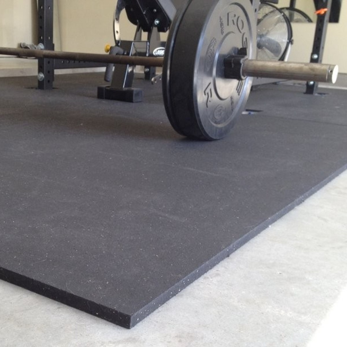 Heavy Duty Large Rubber Gym Mat Commercial Flooring 6ftx4ft 18mm garage mat 