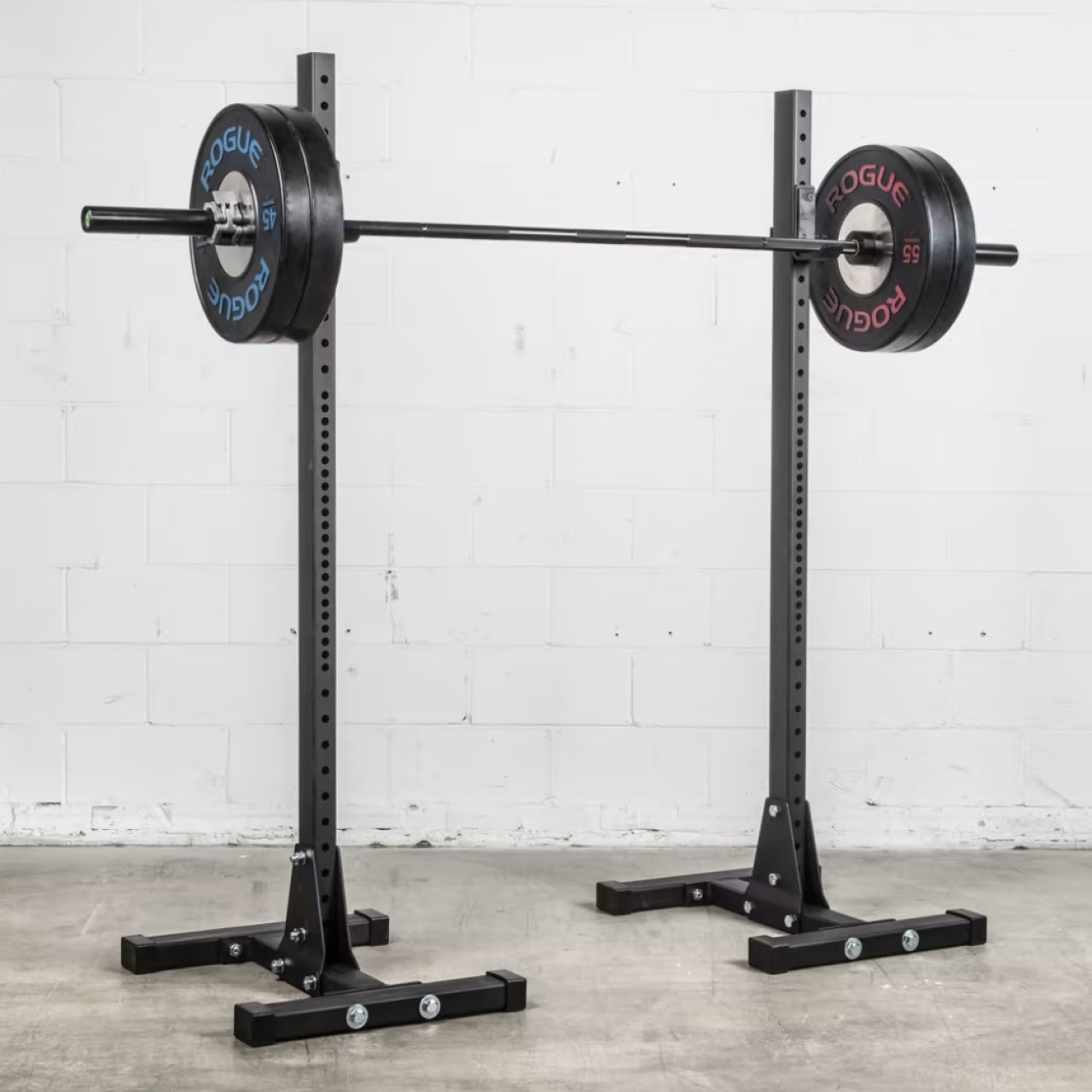 independent squat stands vs rack