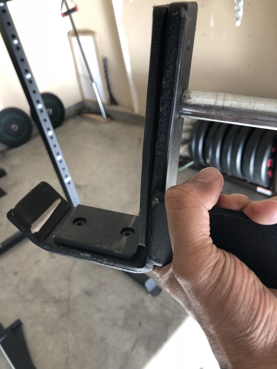 J cups for adjustable squat rack