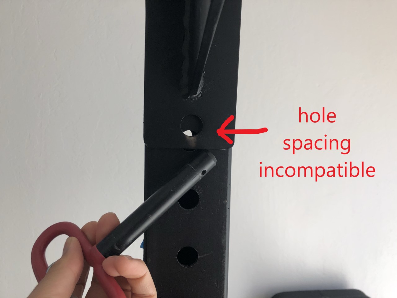 metric and imperial hole spacing on power rack