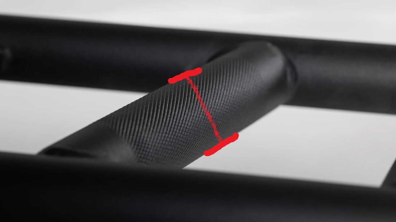 handle thickness on multi grip bar