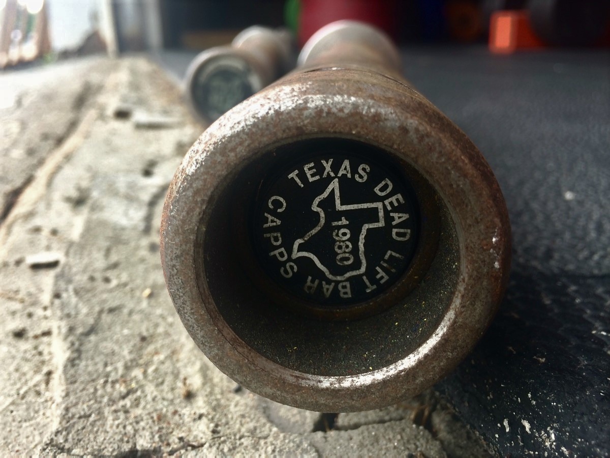 Texas Deadlift Bar end cap