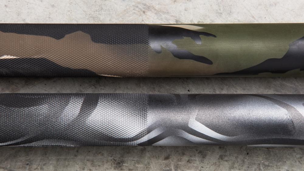 Rogue Operator Bar with camo Cerakote designs