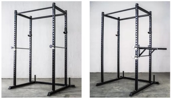 Rep Fitness short 6ft power rack for low basement ceilings