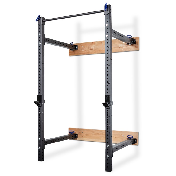 fold back garage squat rack