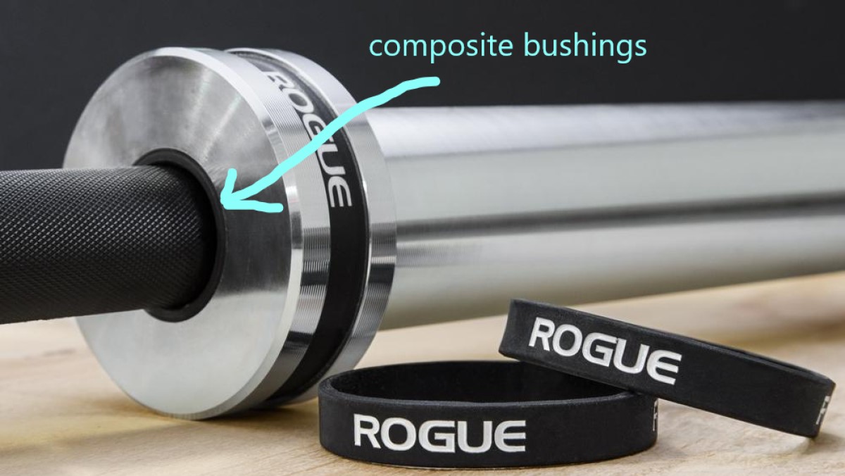 composite bushings on the Rogue Bar 2.0