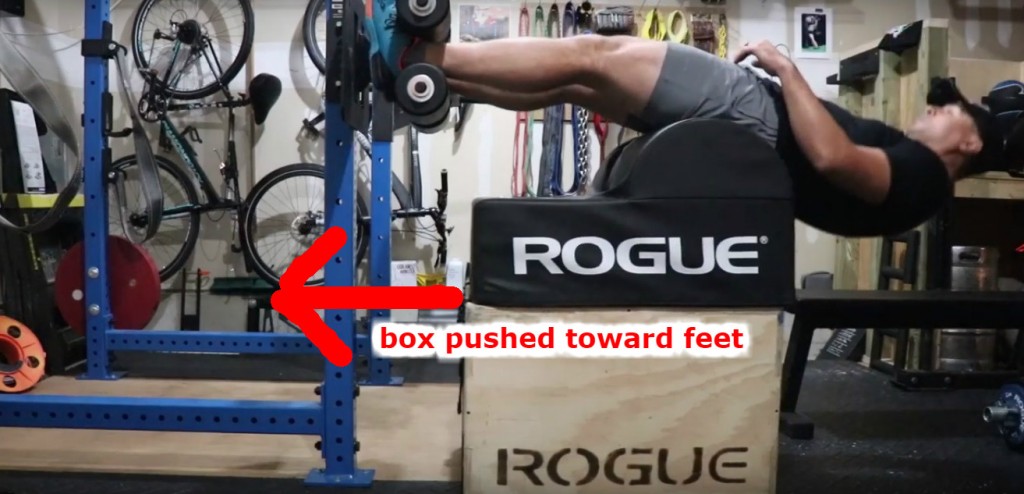 Rogue Echo GHD sit ups cause the box to slide