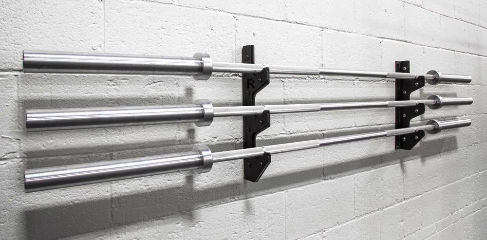 horizontal barbell storage to keep the oil or grease distributed evenly