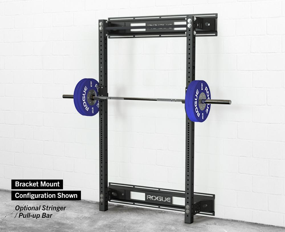 space saving wall mounted squat rack