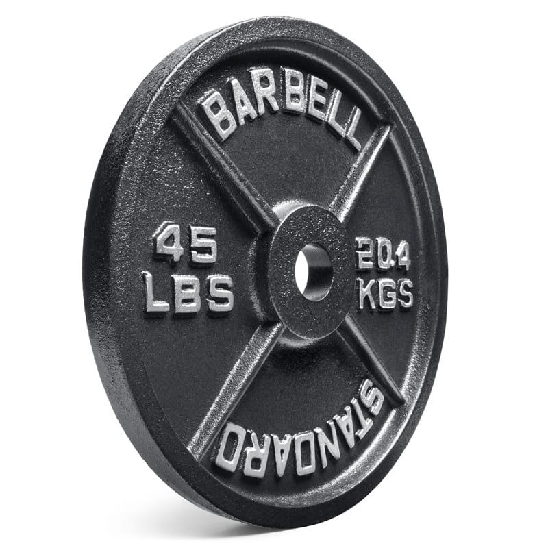 standard olympic 45lb plate