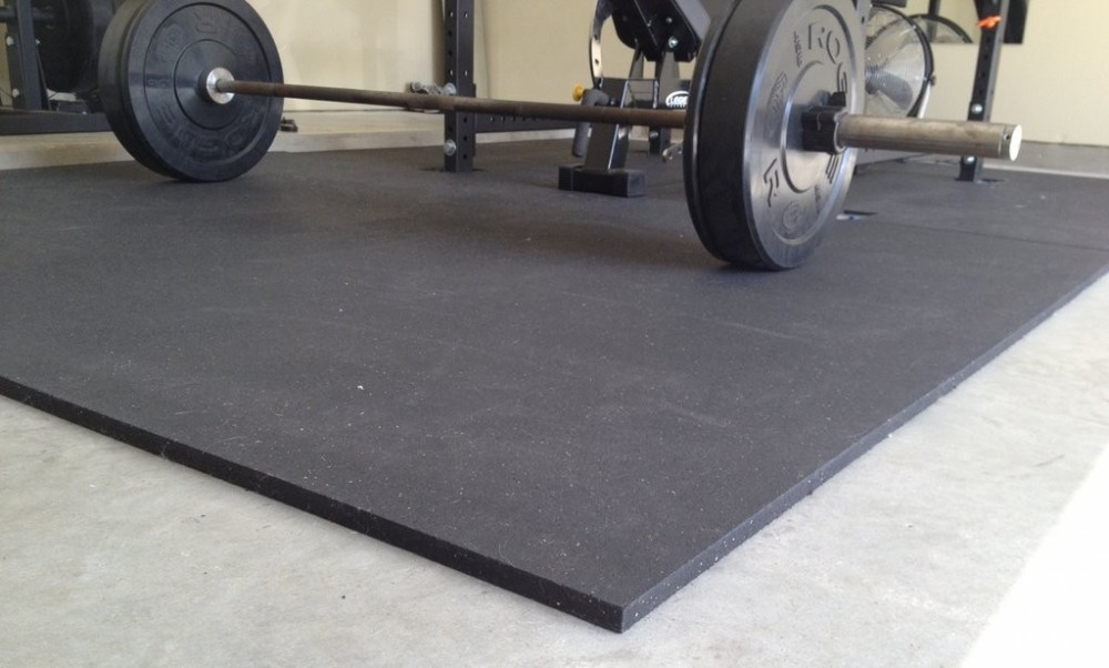 Installing Home Gym High Density Foam Mats Over Concrete