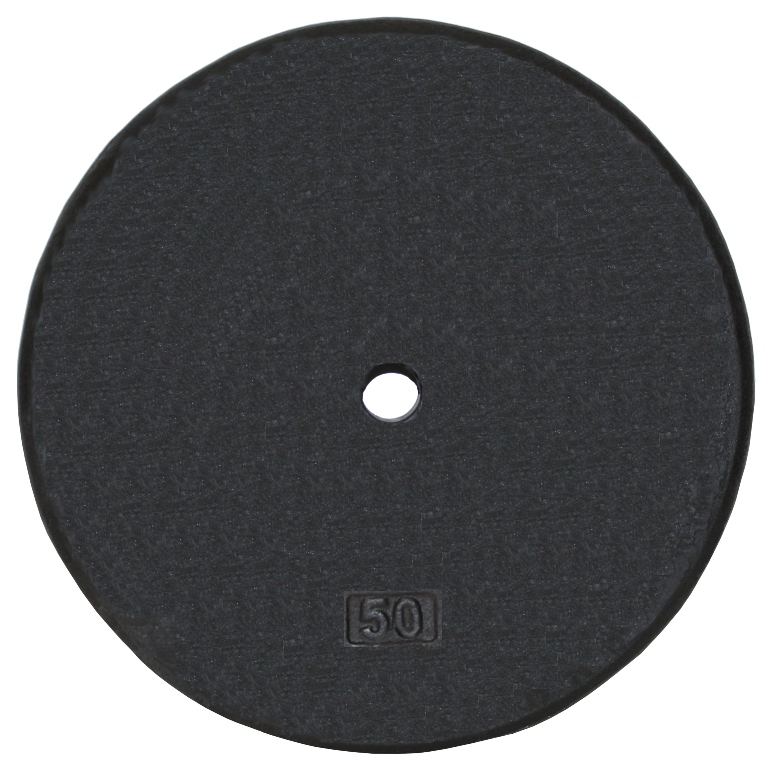 standard weight plate hole size