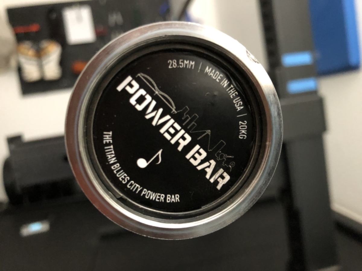 Blues City Power Bar end cap with hidden snap ring