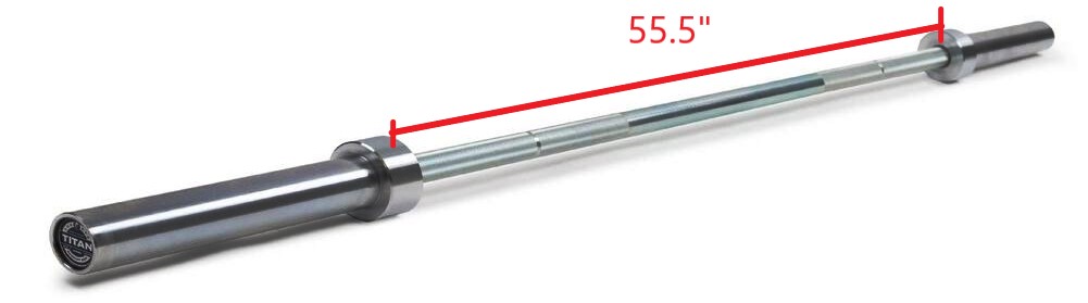 Titan extra long barbell