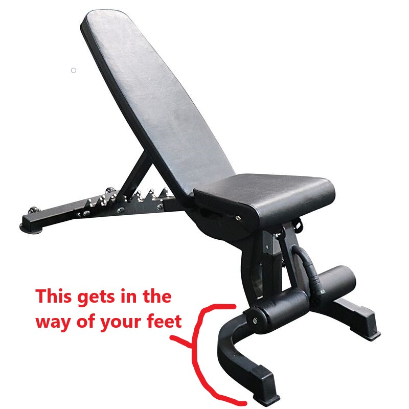 Not Othe Free Weights Ycrdtap Folding 90° Sit Ups Adjustable Incline Folding Bench Flat Incline Decline Multi Use Weight Bench with Leg Extension And Leg Curl for Home Gym Ab Exercise 