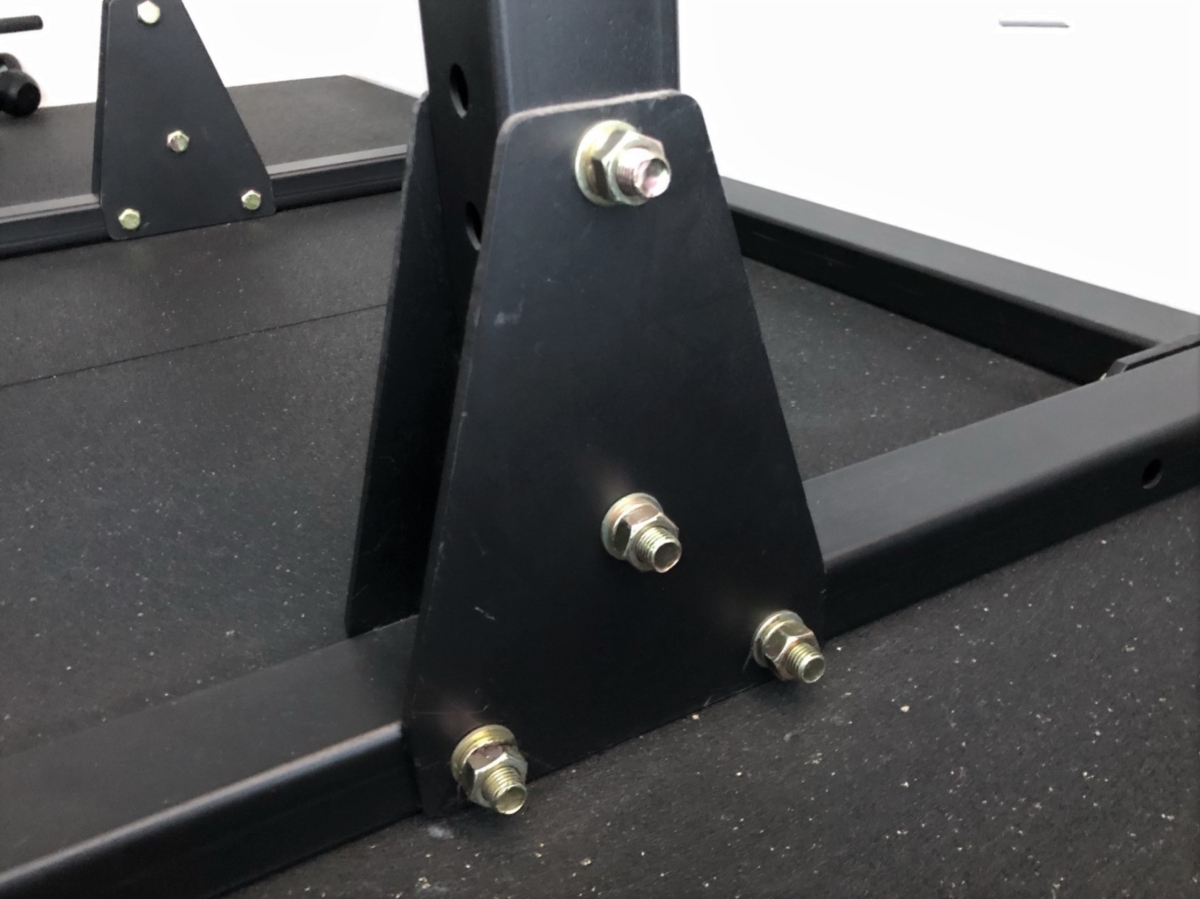 squat stand flawed gusset plates