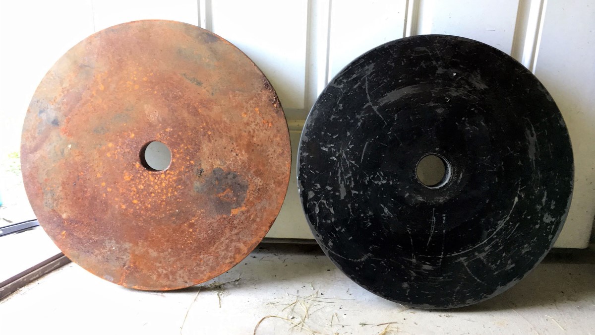 citric acid powder rust removal on weight plates